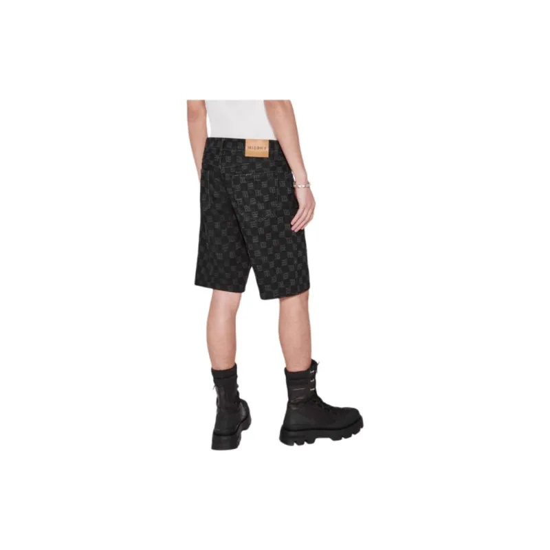 Misbhv Denim Shorts Men's Black-1