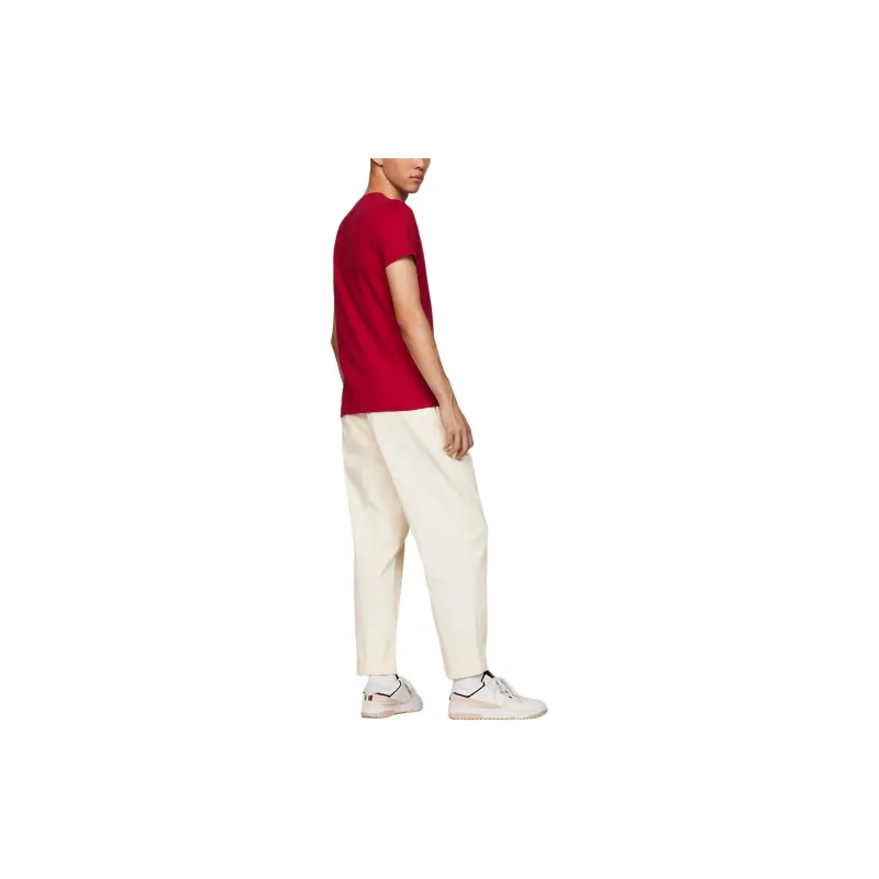Tommy Hilfiger Crew Neck Extra Slim Fit T-Shirt T-Shirt Men's Red-2