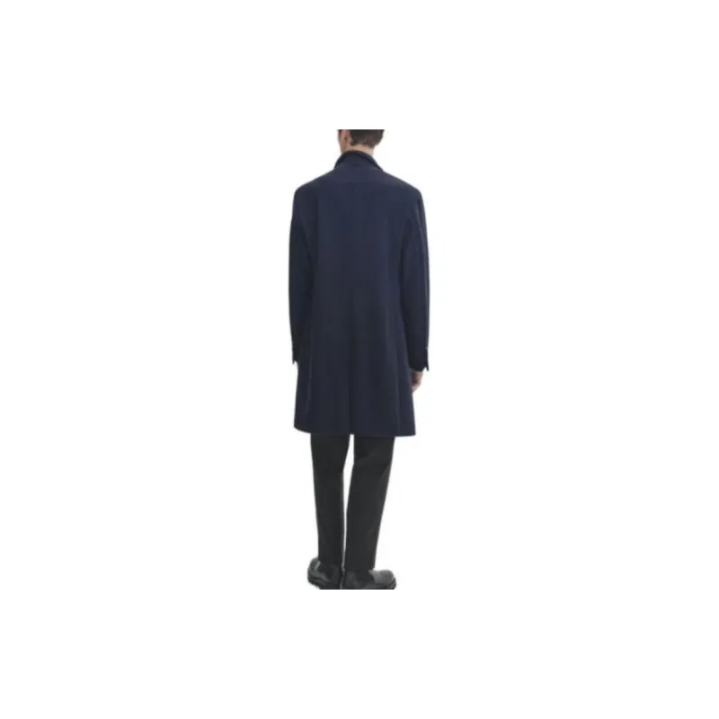 Massimo Dutti Coats Men's Navy Blue-3