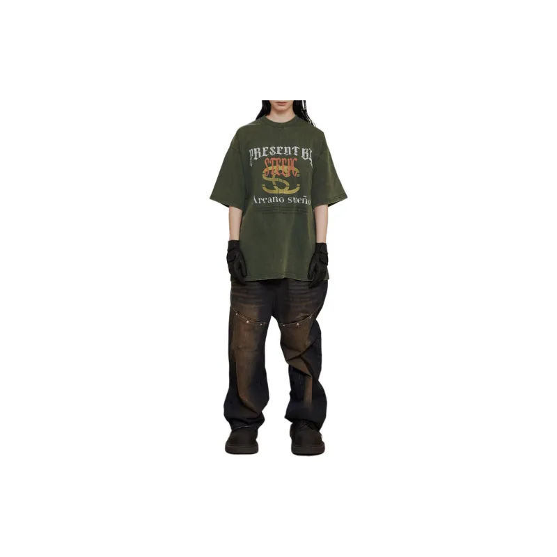 STEEPC T-Shirts Unisex Green-1