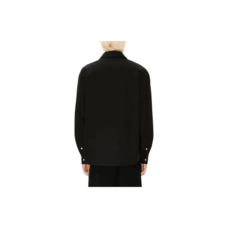 KENZO Logo Patch Buttoned Padded Shirt-7
