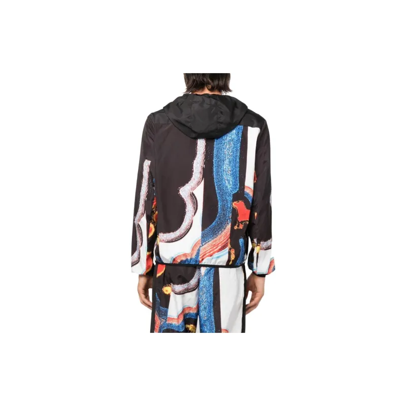 AMBUSH Abstract pattern Paneled Technical Jacket-2