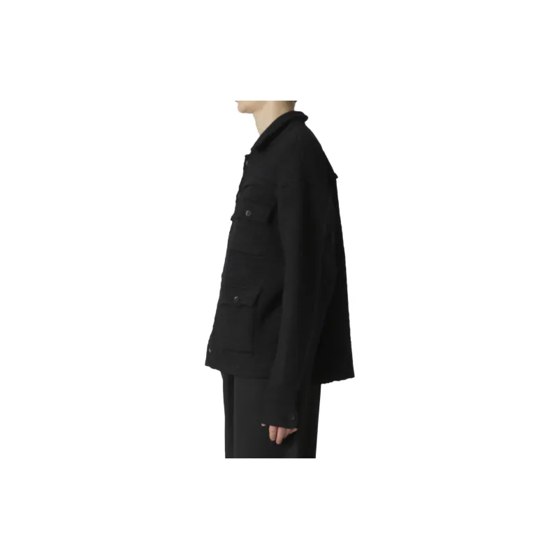 Yohji Yamamoto Long Sleeved Buttoned Jacket-5