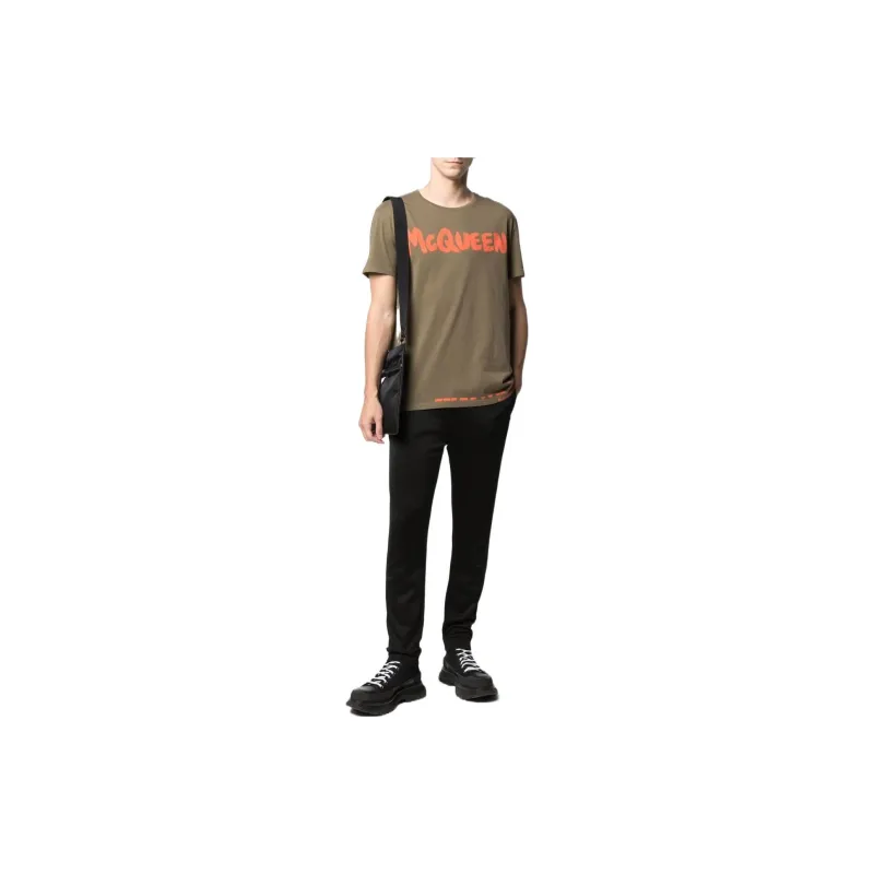 Alexander McQueen Side Stripe Detailed Track Pants-1