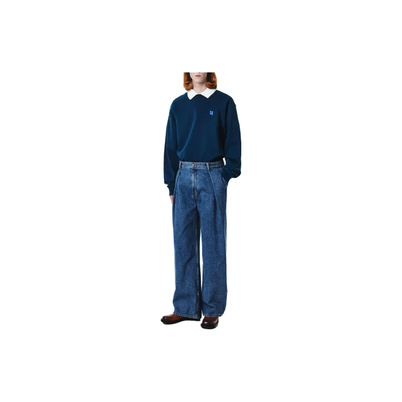 ADER ERROR ADER ERROR SS24 Significant Jeans Unisex Blue-4