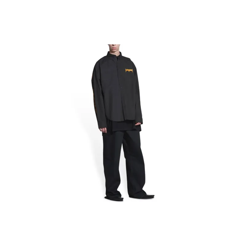 Balenciaga Metal Vintage Oversized Shirt-2