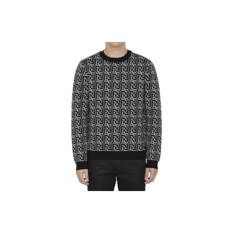 FENDI Sweaters Men Black-2