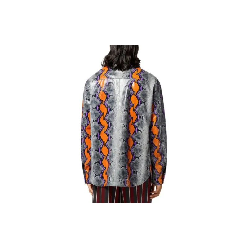 VERSACE Leather Jackets Men Multicolor-1