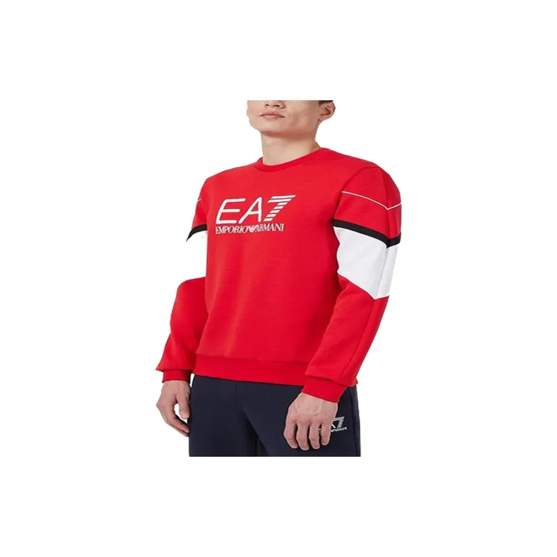 EMPORIO ARMANI EA7 Sweatshirts Men Red-2