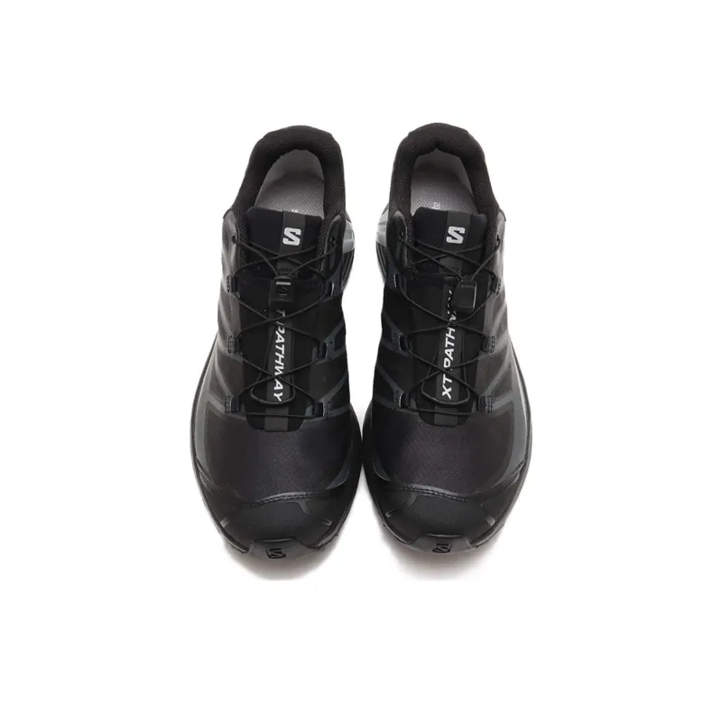 SALOMON XT-Pathway Wear-Resistant Water-Resistant Slip-Resistant Low-Top Running Shoes Unisex Black-3
