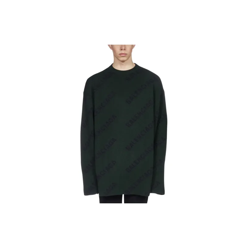Balenciaga Sweaters Men Green-2