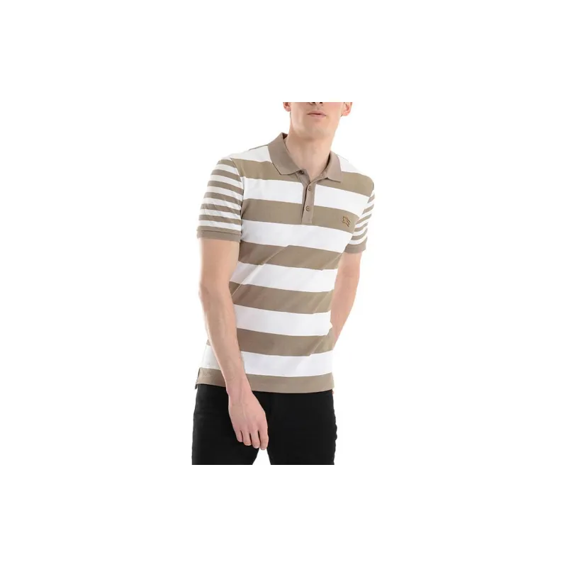 Burberry Polo Shirts Men Beige-1