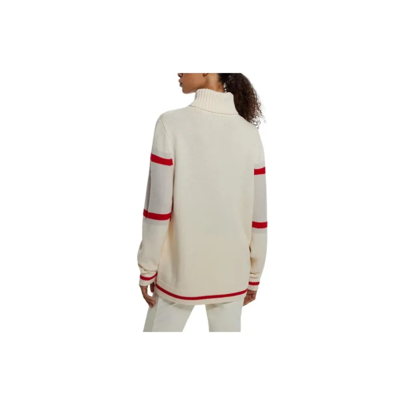HUGO BOSS x PERFECT MOMENT Collaboration Virgin-Wool Sweater With 'Zermatt' Intarsia Sweater Unisex White-3