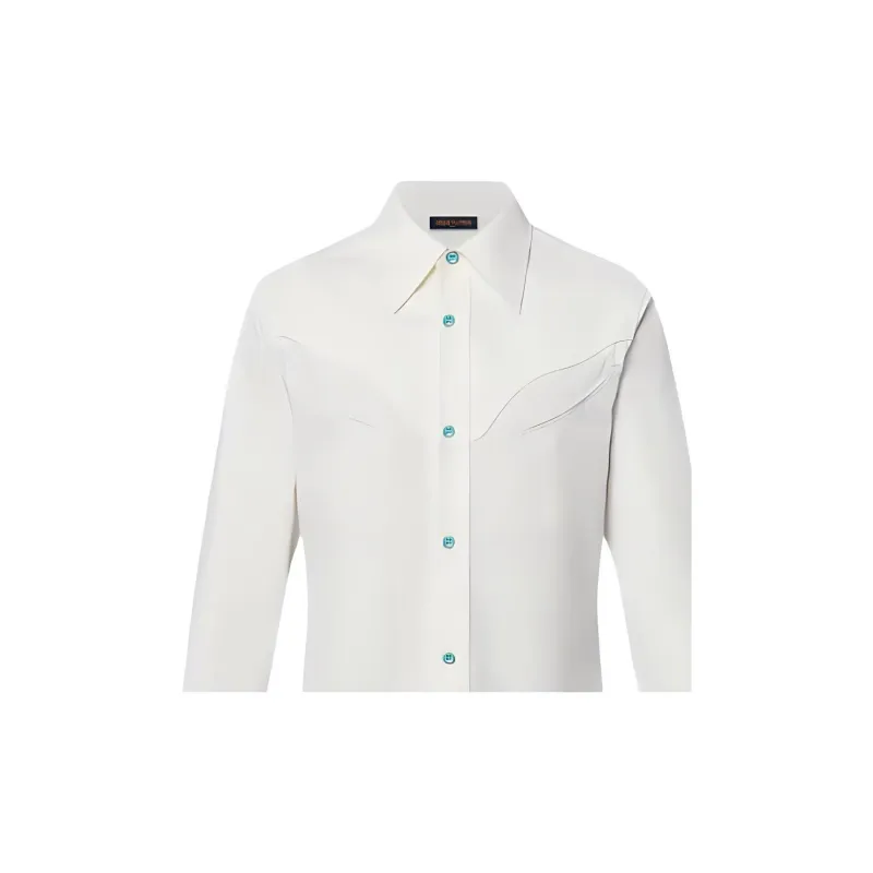LOUIS VUITTON FW24 Shirt Men's Vanilla-5