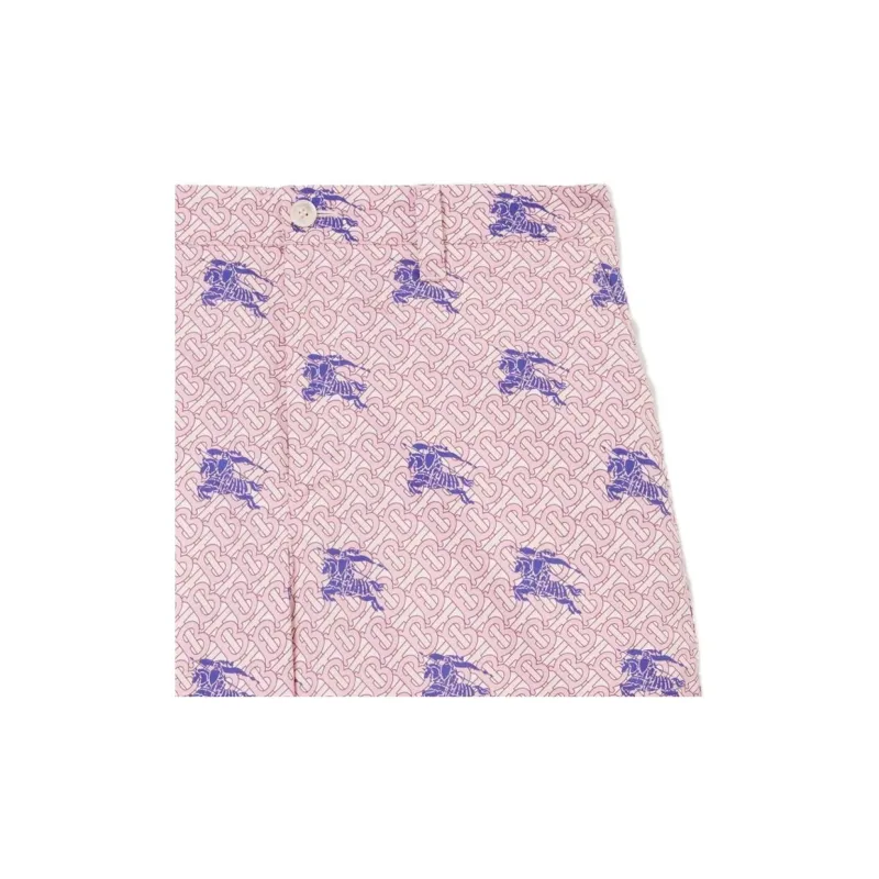 Burberry Ekd Tb Monogram Shorts-4