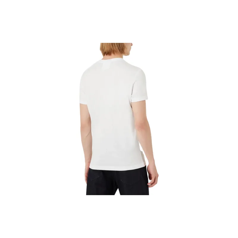 EMPORIO ARMANI Supima Jersey T shirt With Micro Logo Patch-2
