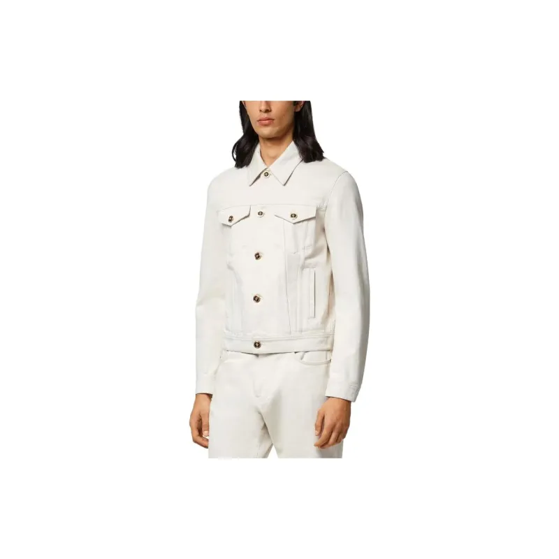 VERSACE Medusa Biggie Button Up Denim Jacket-4