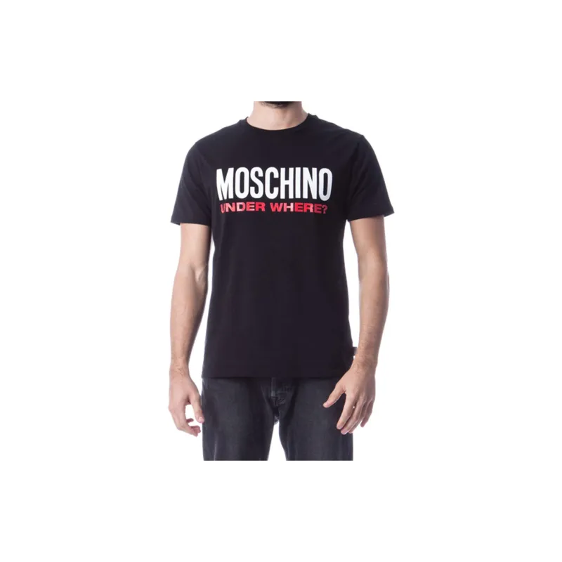 MOSCHINO T Shirts Men Black-1