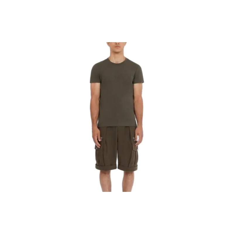 BALMAIN T-Shirts Men Green-2