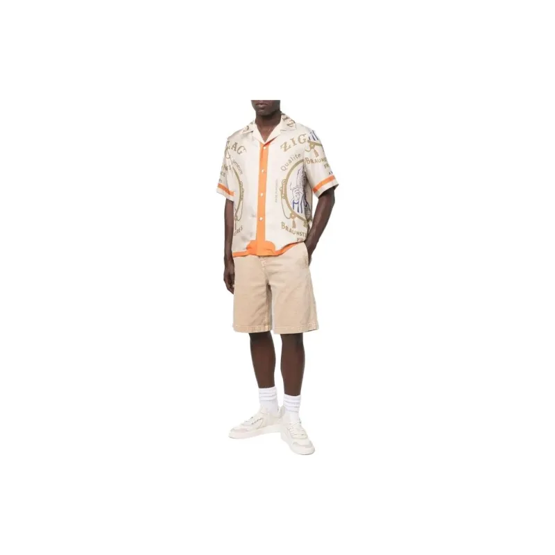 AMIRI Shirts Men Snowflake Ivory White-1