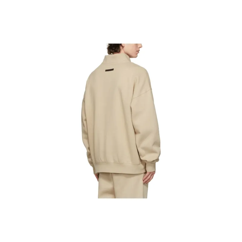 Fear Of God Essentials Ssense Exclusive Mock Neck Sweatshirt-3