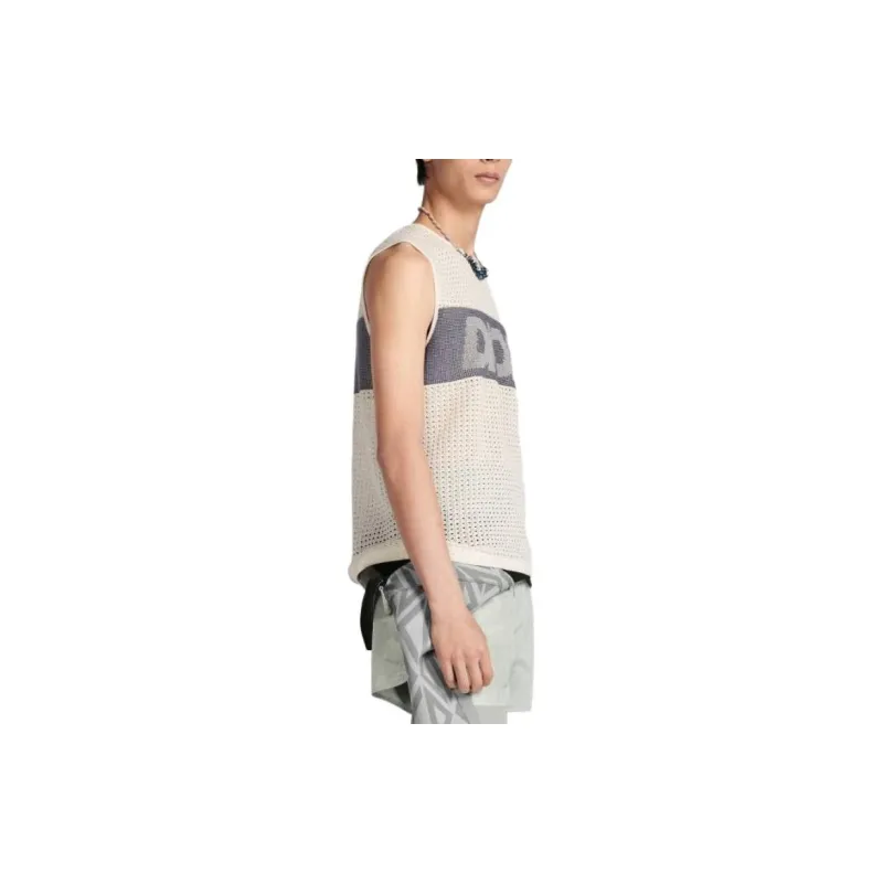 DIOR SLEEVELESS T Shirt Men's White-4