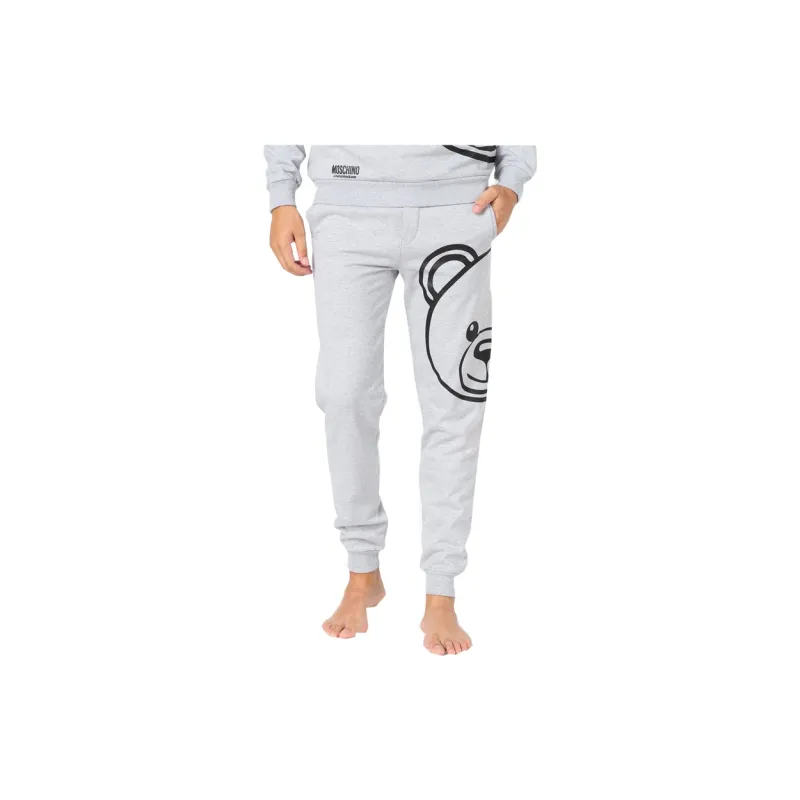 MOSCHINO Casual Pants Men Light Gray-3