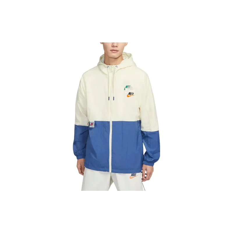 Nike Sportswear Lightweight Retro Colorblock Logo Print Woven Jacket-4