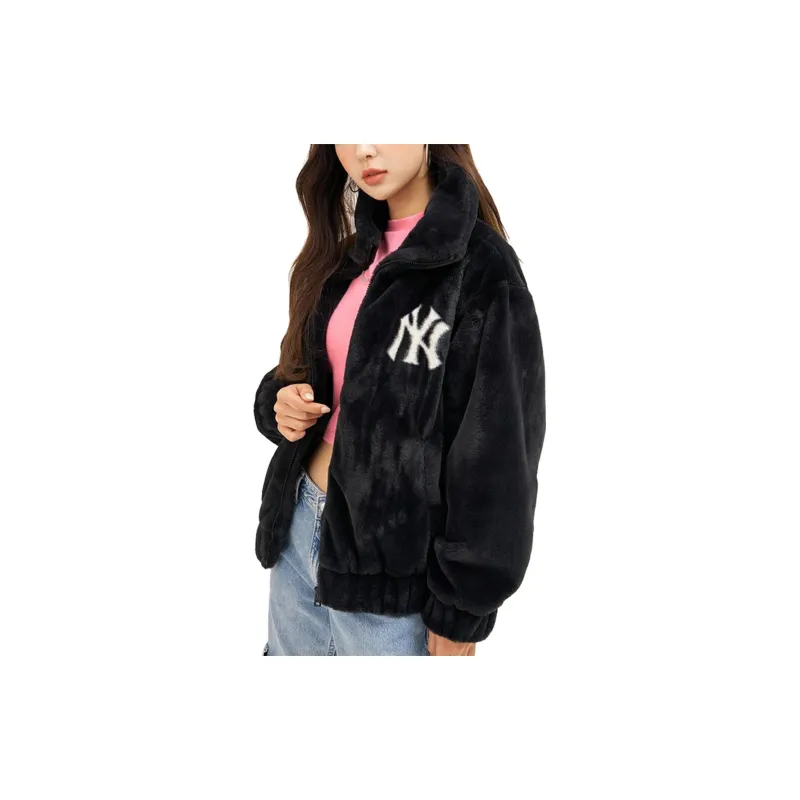 MLB Velvet Jackets Unisex Black-4