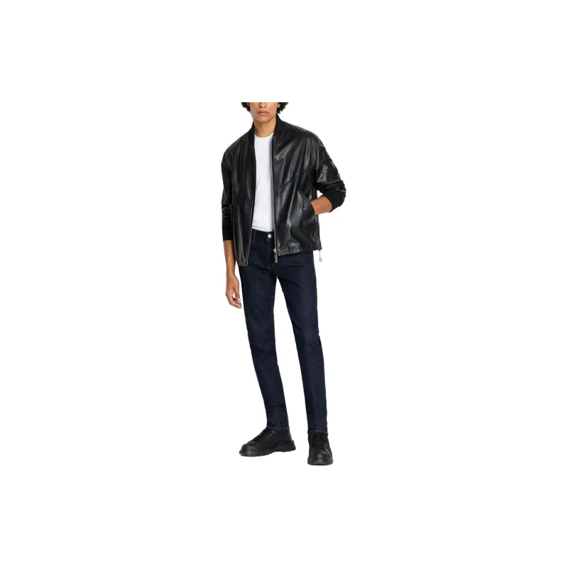 ARMANI EXCHANGE Logo patch Straight leg Jeans-3