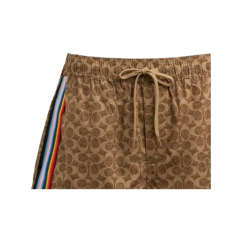 COACH Casual Shorts Men's Brown-3