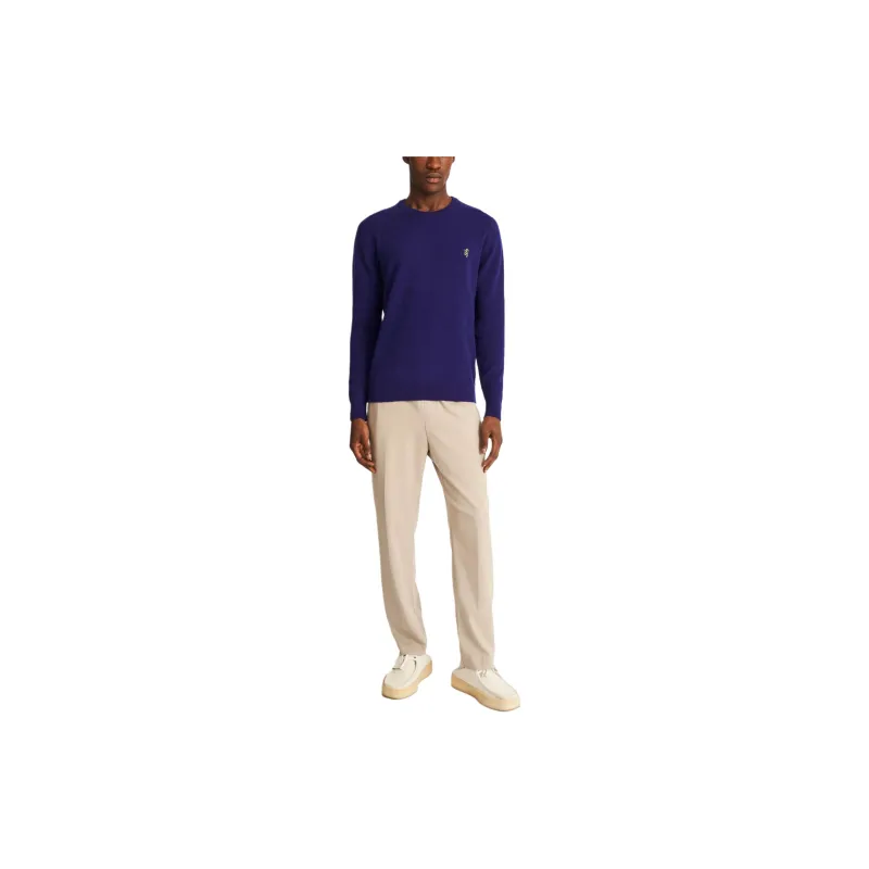 PRINGLE OF SCOTLAND SS24 Sweater Men's Royal Blue-2