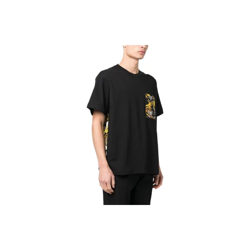 VERSACE JEANS COUTURE Baroque pattern Print Detail T shirt-3