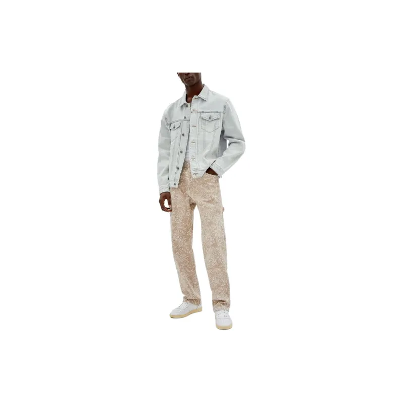 GUESS Originals Kit Denim Jacket Jackets Coats Men's Light Blue-3