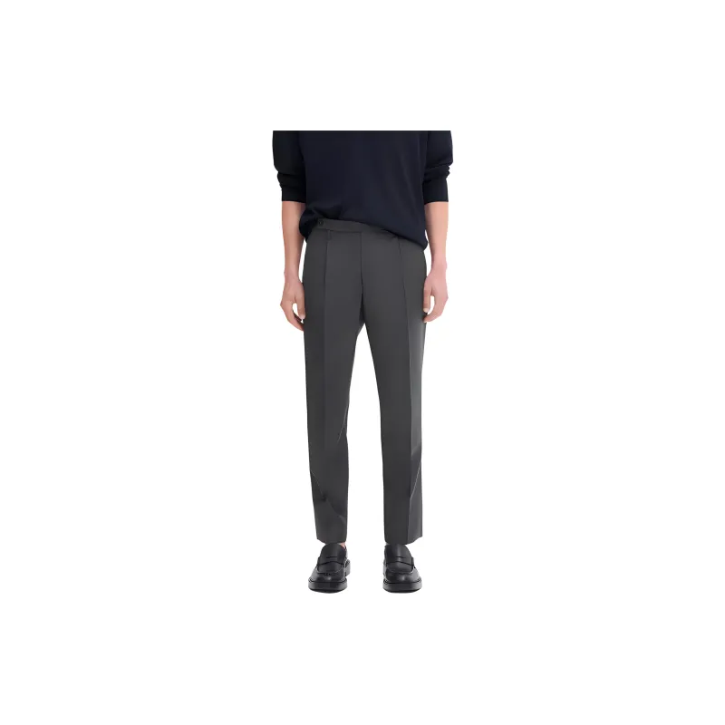 Massimo Dutti Suit Trouser Men Gray-3