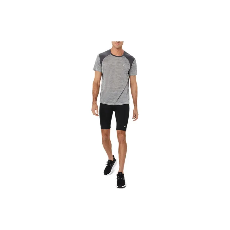Asics ROAD T Shirts Men Gray-3