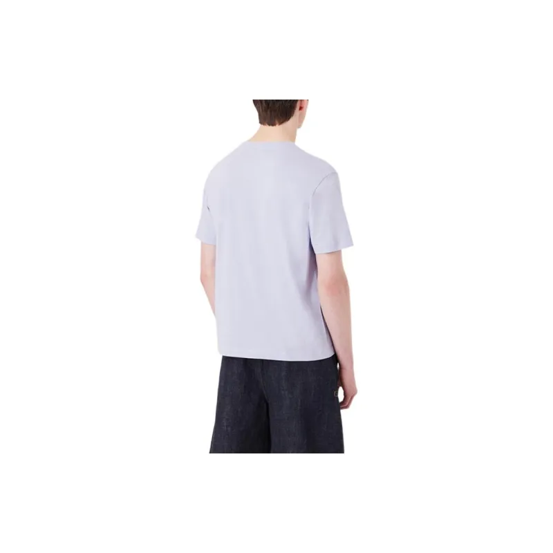 EMPORIO ARMANI T Shirts Men Light Purple-2