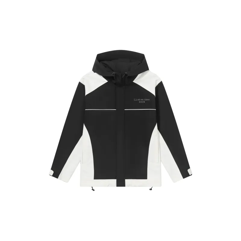 HARSH AND CRUEL Windbreaker Jacket Unisex Black-5