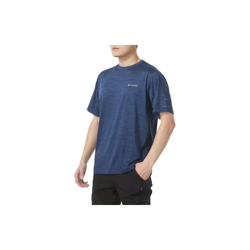 Columbia T Shirt Men's Marine Blue-3