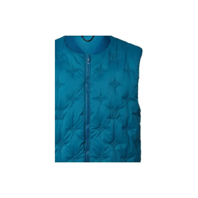 LOUIS VUITTON Vests Men Blue-5