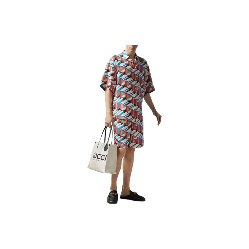 GUCCI Pixel Printed Shorts-1