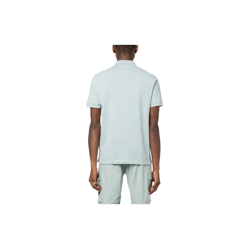 STONE ISLAND Polo Shirts Men Sky Blue-2