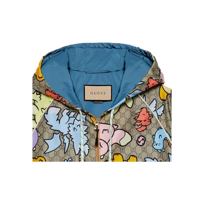 GUCCI Jackets Men Brown-5
