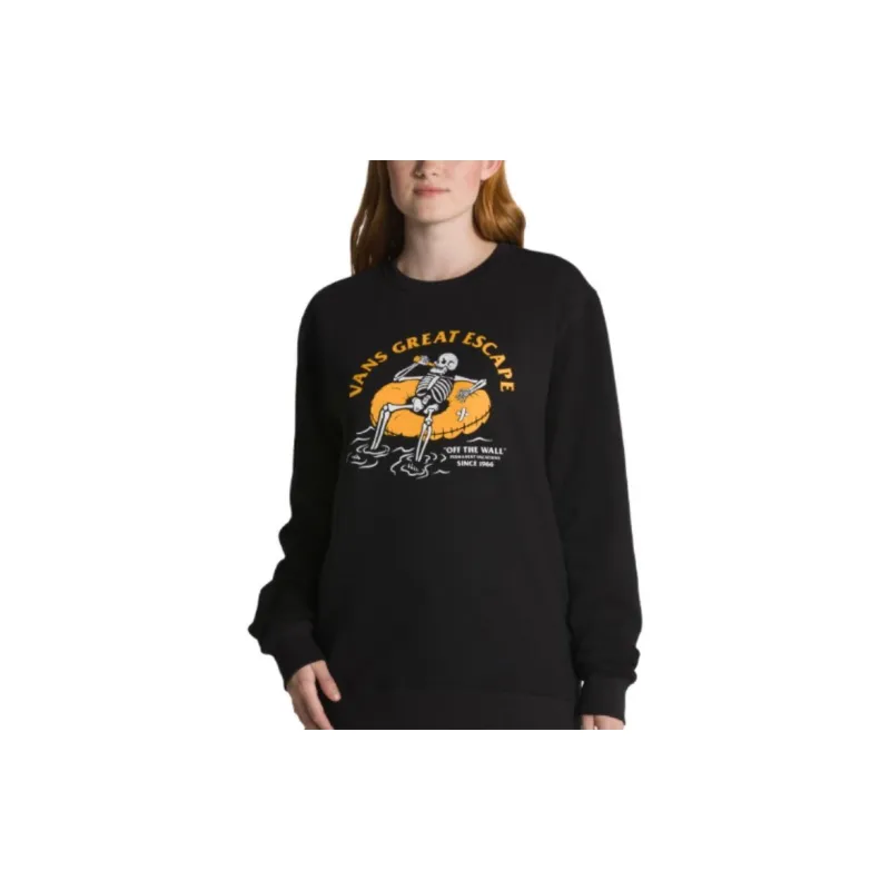 Vans Permanent Vacation Sweatshirts Unisex Black-2