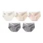 M Set-Jacquard Texture-Milk White+Light Yellow+Skin+Gray+Gray (5 Pack)