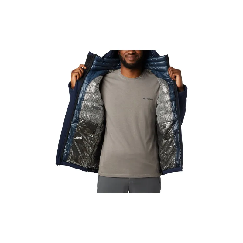 Columbia Down Jackets Men Marine Blue-3