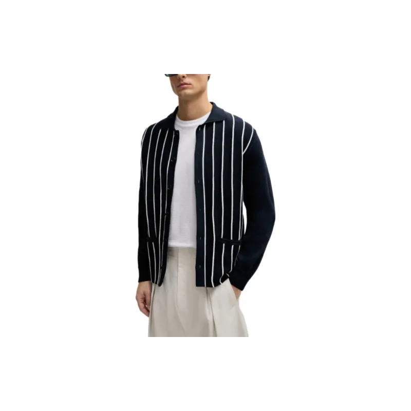 HUGO BOSS SS24 Knitwear Men's Navy-2