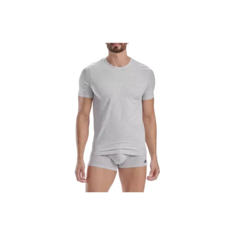 Adidas T-Shirts Men 2 Pack Black+Gray-2