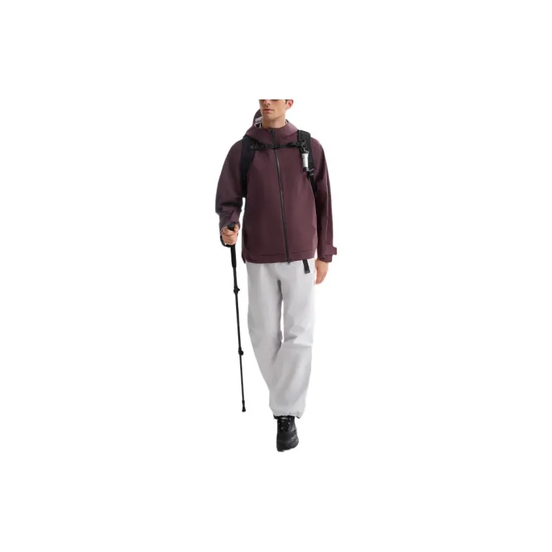 FILA Fitness Windbreaker Jackets Unisex Sandalwood Brown-2