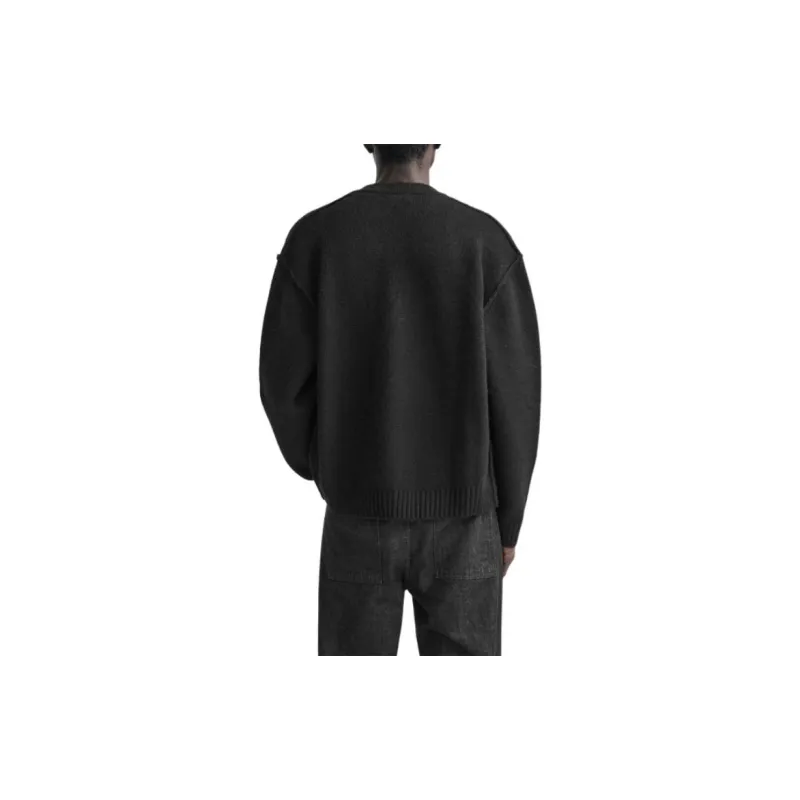 ZARA Sweaters Men Black-3